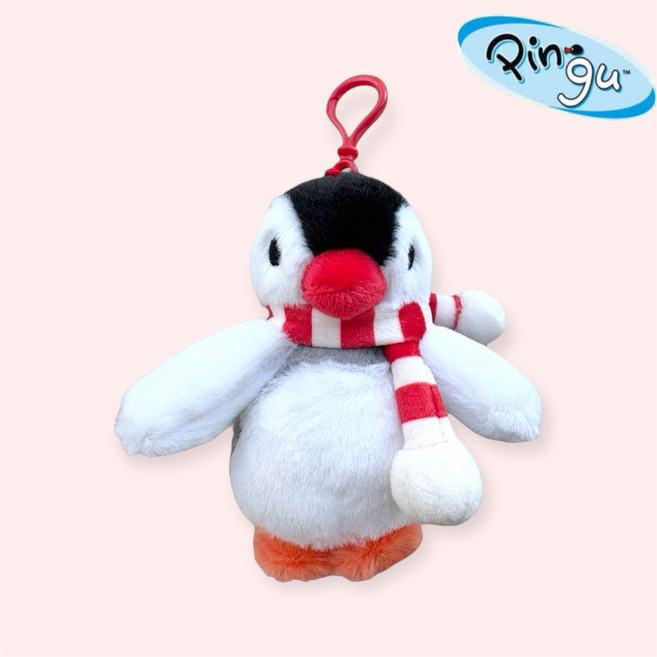 핑구 머플러 키링 핑가 인형 가방고리 귀여운 펭귄인형 굿즈 선물 가꾸, 머플러 핑가, 핑가 머플러 키링