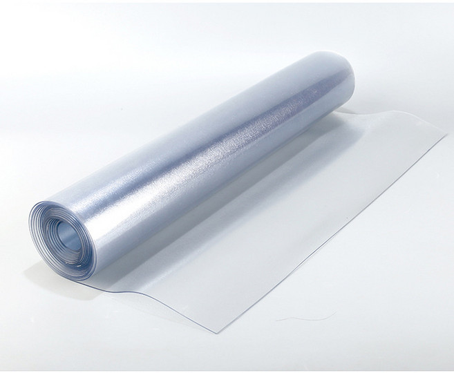 I9AT 스크럽 식탁보 pvc 소프트 유리 플라스틱 투명 통롤 크리스탈 플레이트 테이블 매트 사이즈 컷팅 가능 화끈거림 방지, 0.7스크럽(실두께)방수, 70cm*5m, 1개