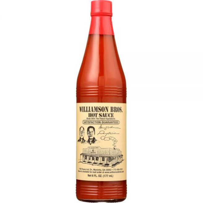 Williamson Bros. BarBQ 소스 윌리엄슨 브라더스 핫 6 플로리드 온스