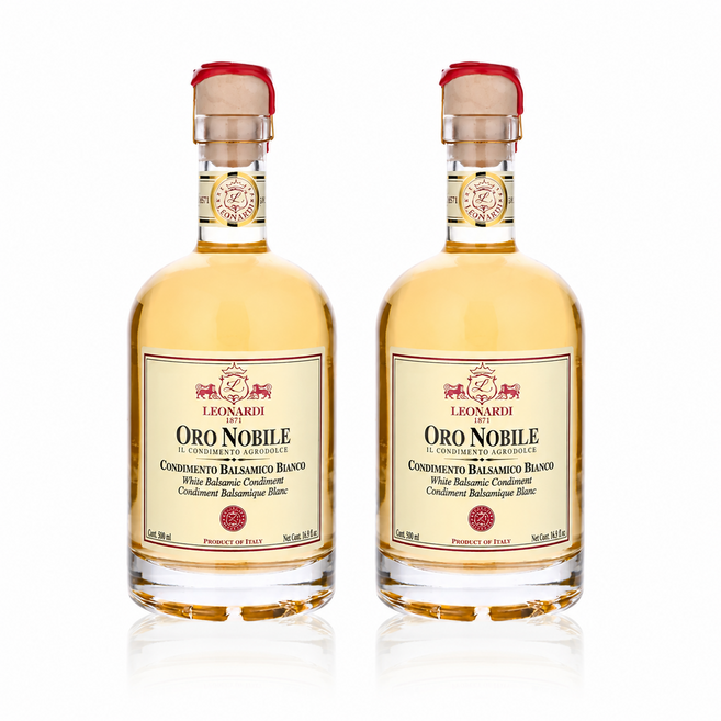 레오나르디 모데나 오로 노빌레 화이트 발사믹, 2개, 500ml