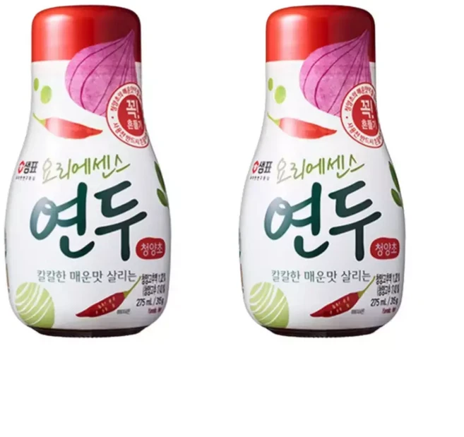 샘표 연두 청양초275ml 2개, 샘표 연두 진 275ml 2개 + 청양초 150ml 1, 1개