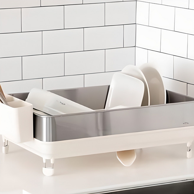 하츠 컴팩트 데코 식기건조대 CKA 4201Y, 1단, 혼합색상, 1개