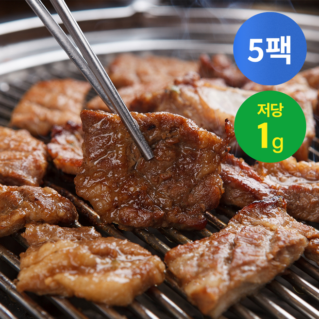 [참소스X바이트] 저당 돼지갈비맛양념구이 350g 5개
