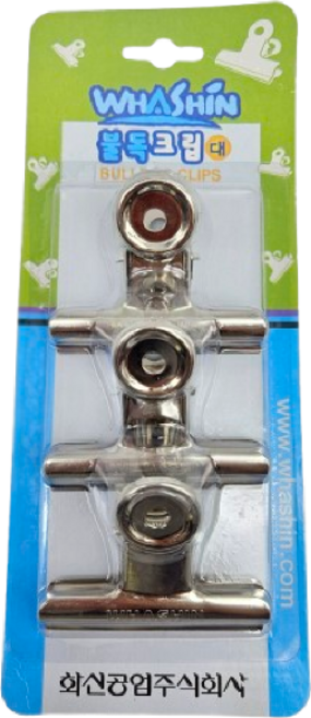 화신 불독크립(작은-소/중간-중/크기가 큰-대), 1개, 3개입, 크기가 큰