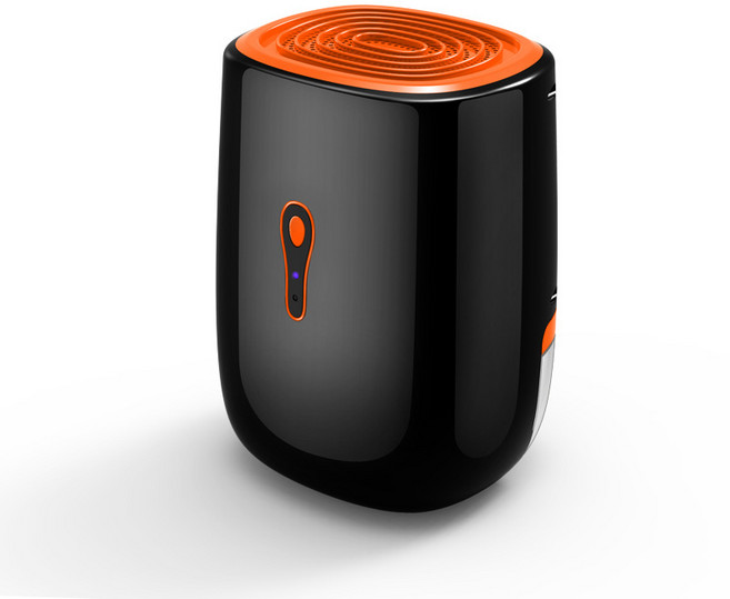 RichMagic 제습기 미니 가정용 무음 제습기 지하실 침실 제습기 흡습기 건조기, 블랙, 블랙