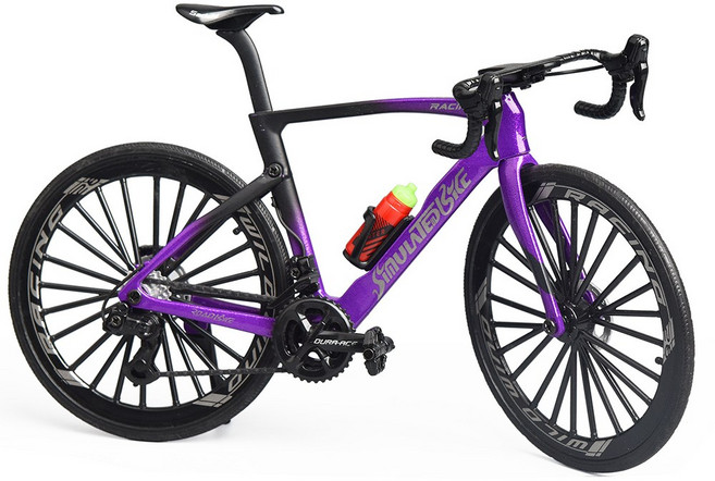 링비츠 자전거 모형 미니어처 다이캐스트 인테리어 장식품 BM10, 에어로 로드-퍼플