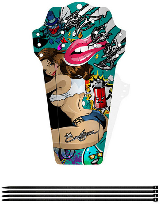 ENLEE 자전거 펜더 탄소 섬유 컬러 전면 및 타이어 휠 범용 흙받이 MTB 로드 윙 사이클링, 05 BF20 A payment, 1개