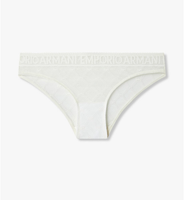 매장정품 EMPORIO ARMANI UNDERWEAR 엠포리오 아르마니 언더웨어 여성 다이아 패턴 메쉬 브리프 (0825111503) 1710213