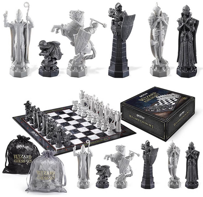 씨플 해리포터 접이식 자석 체스 체스판 보드게임, 묵인하다, 1개