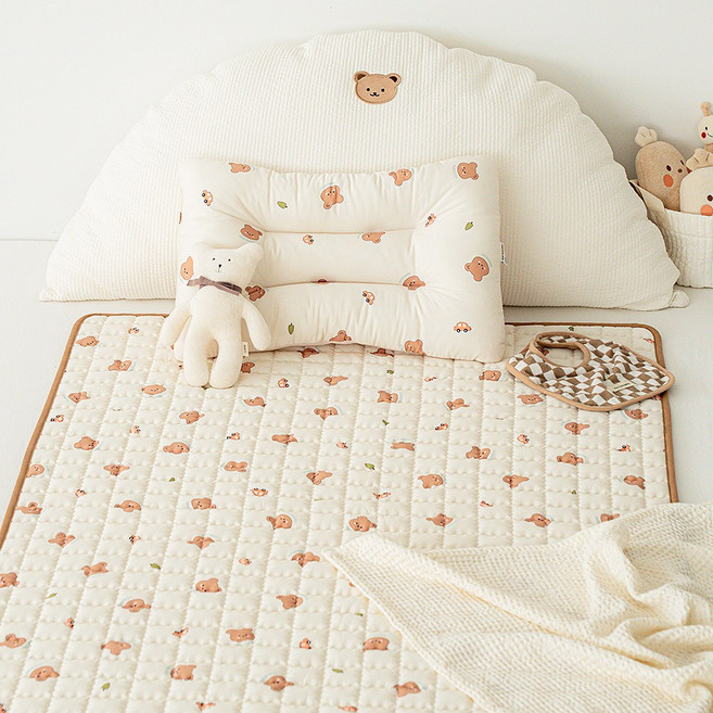 마롤로뜨 빌리지 아기 침대 패드 리안드림콧 쿠시노 호환 면 모달 논슬립 슈퍼싱글, 마고미_면 모달 논슬립 패드, 1개