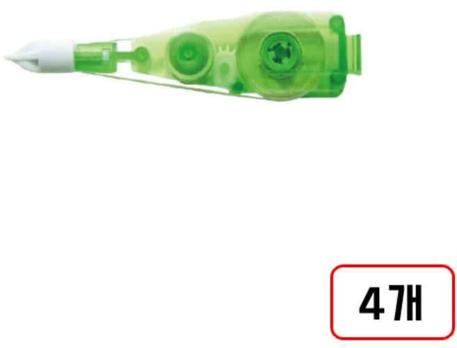 바르네 노크 수정테이프 BCT-0456, 4개, 리필(MN3158100)