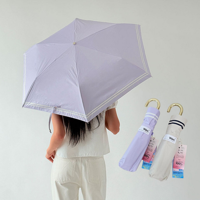 더블유피씨 Wpc 양산 미니 암막 UV차단 3단 손잡이 우양산