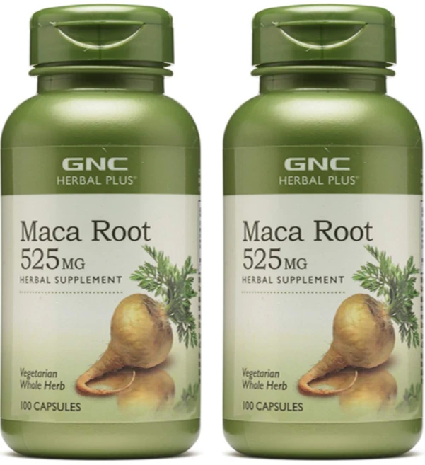 GNC 허브 마카루트 525mg 100캡슐 x2, 100정, 2개 - 쿠팡