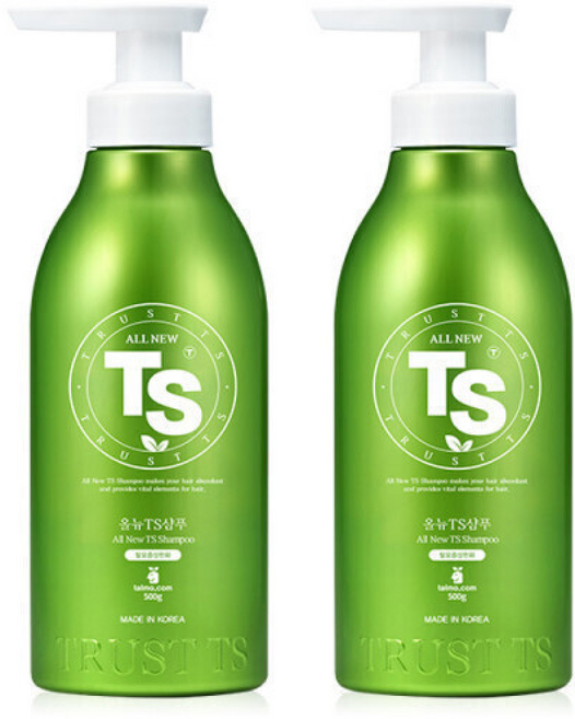 올뉴플러스 TS 샴푸 500ml 티에스 탈모 완화 두피 개선 2개, 500g