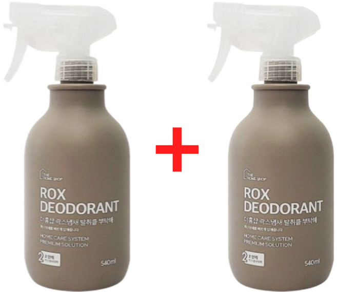 더홈샵 락스냄새 제거제 1+1 곰팡이탈취제 중화제, 2개, 540ml