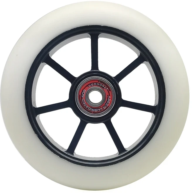 88A 110mm 알루미늄 합금 CNC 정밀 스쿠터 휠 핸드 카트 타이어 ABEC-9 베어링이있는 내구성 PU 무거운 ru, 03 110mm model8