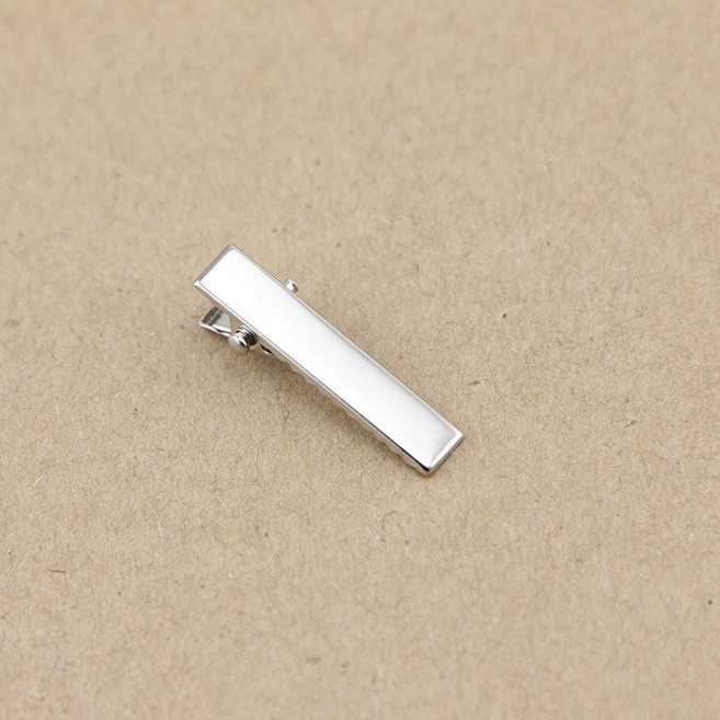 KAY&JAY 헤어핀 만들기 실버 집게핀/diy 수업 리본 공예 재료 평집게 악세사리 부자재