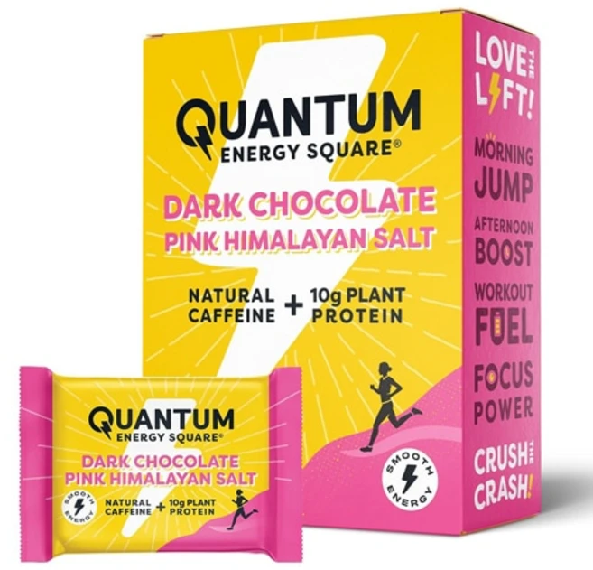 카페인 & 단백질 바 다크 초콜릿 핑크 히말라야 소금 -- Caffeine & Protein Bars Dark Chocolate Pink Himalayan Salt -- 8 Ba, 1개 - 쿠팡