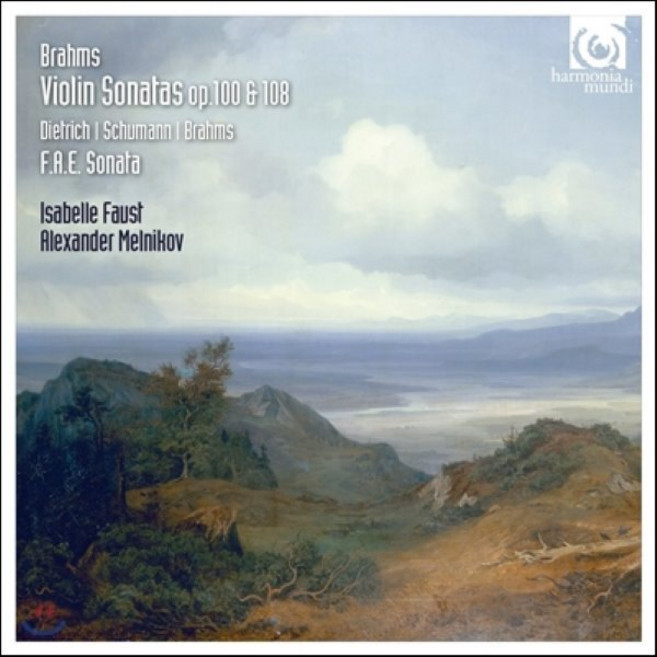 [CD] Isabelle Faust 브람스: 바이올린 소나타 - 이자벨 파우스트 (Brahms: Violin Sonatas Nos. 2 & 3)