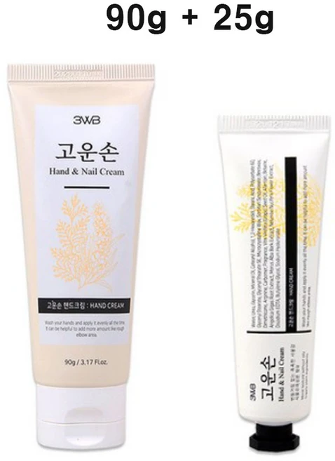 웰빙헬스팜 고운손 핸드크림 90ml+25ml 2종, 1개 - 쿠팡