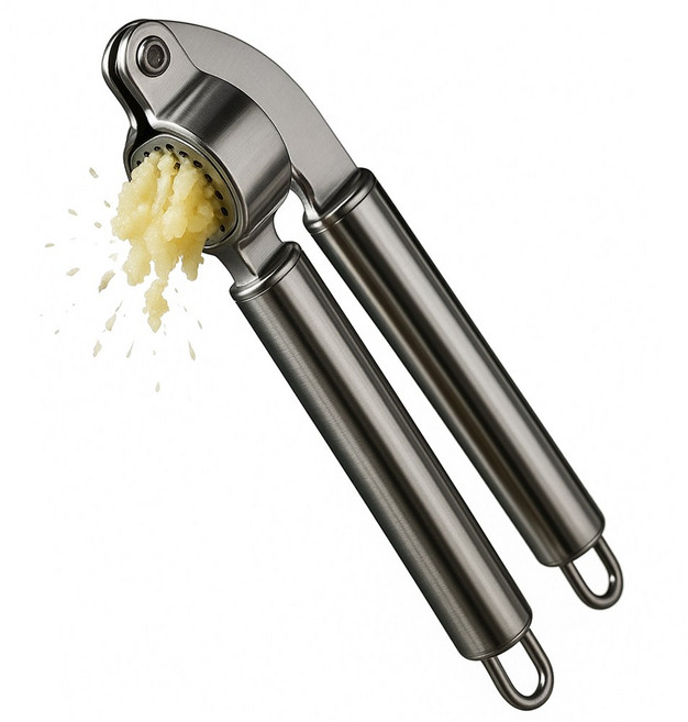 오샤레 마늘 다지기 프레스 으깨기 스텐, 1개