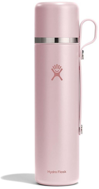Hydro Flask Hot & Cup - 단열 스테인리스 스틸 커피용 뜨거운 음료 여행용 용기 828ml(28온스) 비치플럼 퍼플, 트릴륨