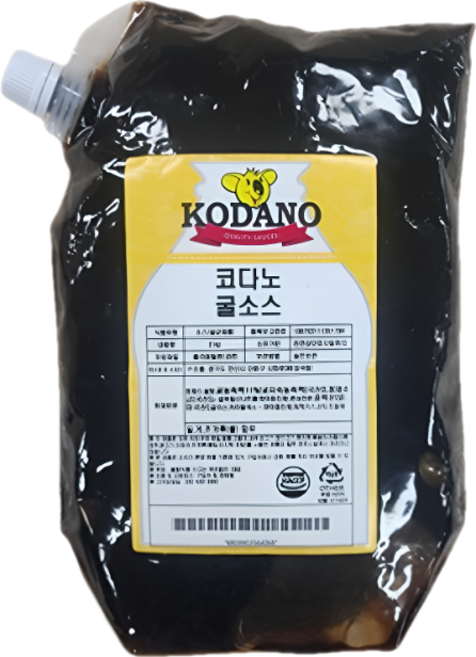 코다노 굴소스 2KG 굴농축액 볶음요리 만능, 9개