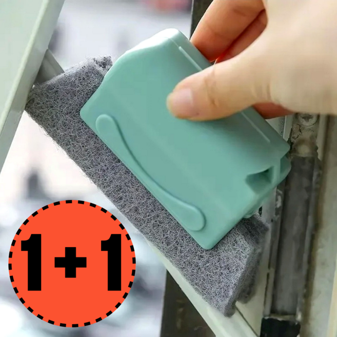 박대표마켓 창틀청소 틈새 도구 브러쉬 베란다, 본품 2개, 1세트