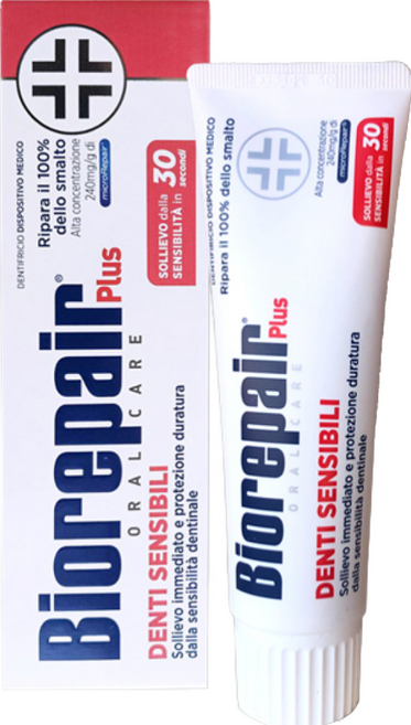 Biorepair 抗敏加強型牙膏, 75ml, 1條