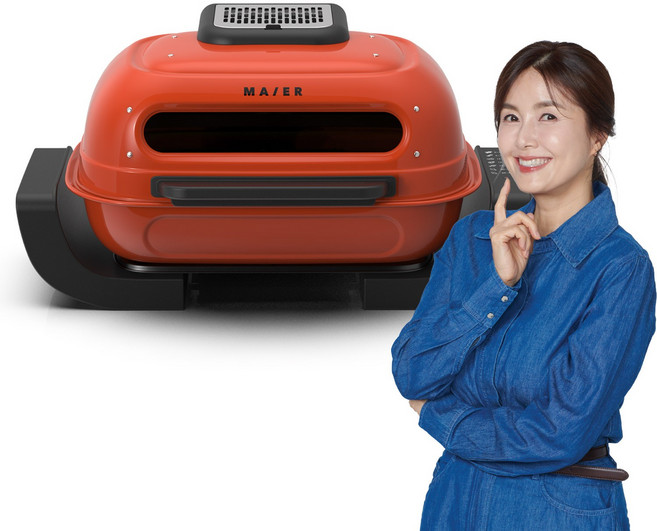 [마이어] 와이드 듀얼히팅 생선그릴 (+다용도팬+유분필터10매) (GF-008) / 신애라 3중 필터, 단품