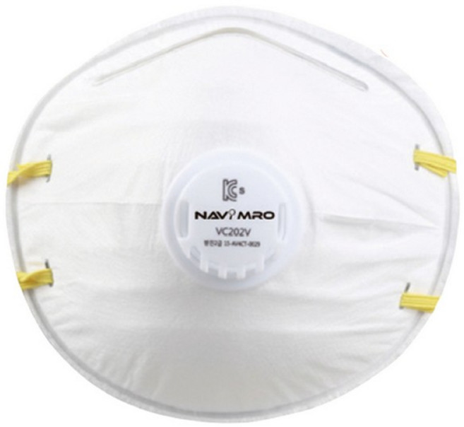 2급 방진 마스크 VC202V 20개입 나비PB, 1개, 단품