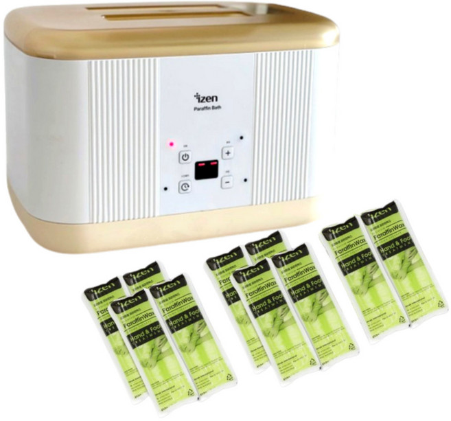 [병원의료용]아이젠 파라핀의료기기 파라핀베스 용해기 파라핀치료기 x 가정용 병원용 임산부 손테라피 촛농테라피 손목 발목 효과 비오바디, 1세트, 프리미엄패키지[왁스10개포함]