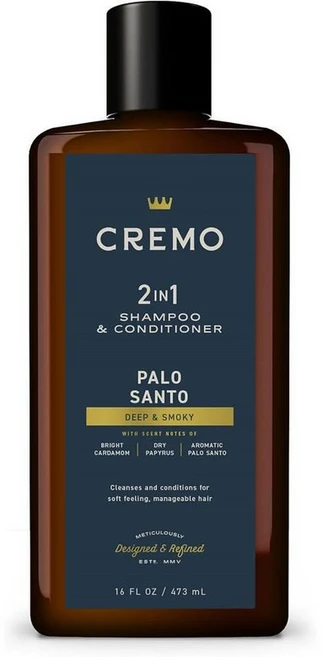 Cremo 크레모 팔로산토 2-in-1 샴푸 & 컨디셔너 473ml, 1개 - 쿠팡