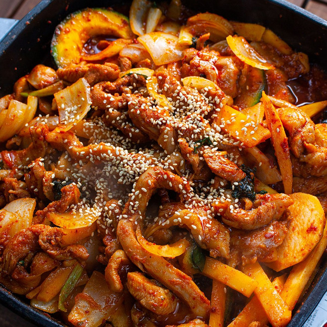 [당일출고]세모농 닭다리살로 만든 담양 슬라이스 닭갈비, 1개, 500g