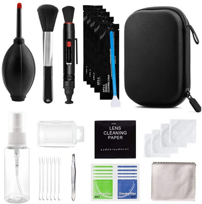 전문 DSLR 카메라 청소 키트 센서 렌즈 용 카메라 클리너 세트, 01 167, 1개
