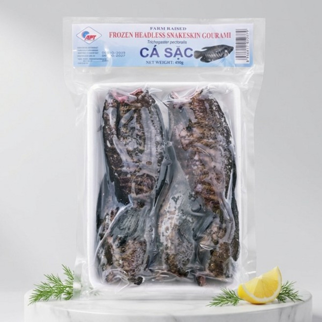 냉동 구라미 Ca Sac 베트남 민물생선 요리용 생선, 1개, 450g