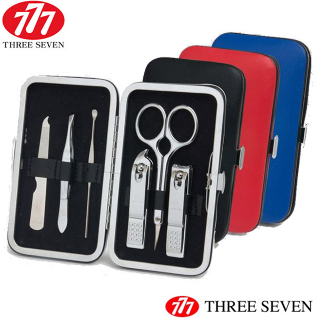 서울공예사 777 쓰리세븐 손톱깎이 세트, 1개, 1 빨강