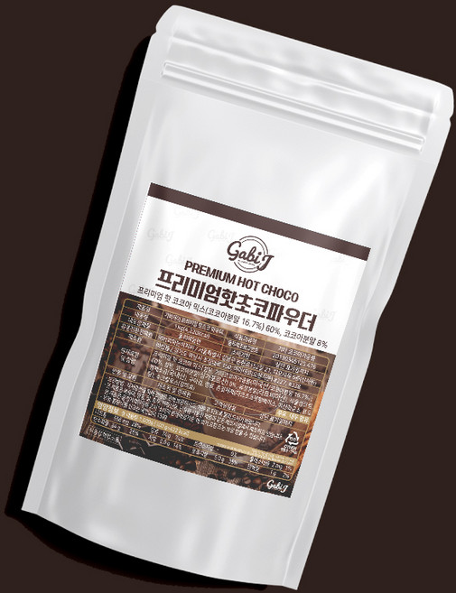 가비제이 프리미엄 핫초코 파우더, 1개, 3개입, 1kg