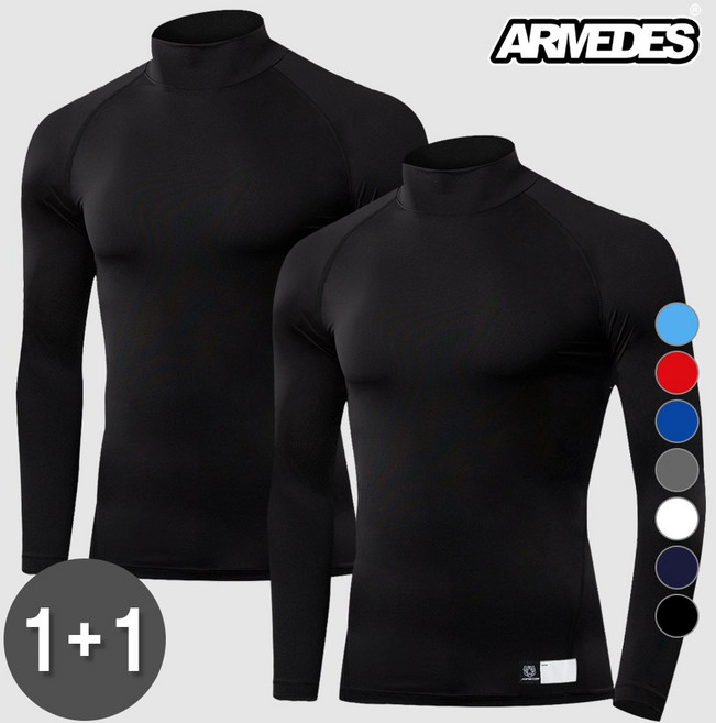 [1+1] 아르메데스 아동 스포츠 언더레이어 반목 상의