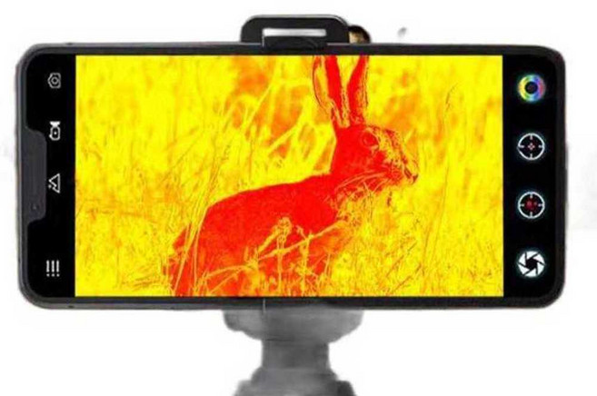 스마트폰 열화상 카메라 적외선 열감지기 핸드폰 카메라 열화상 야간투시경 50배 확대, 2. 최고급판 100배 확대