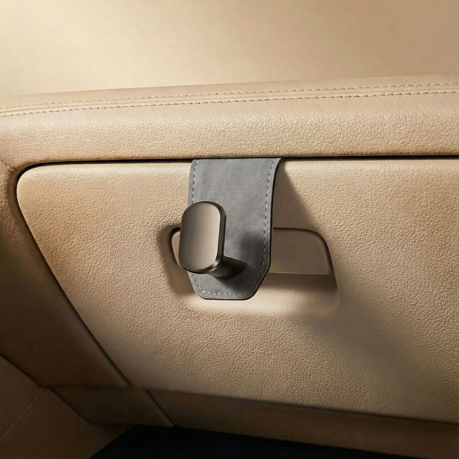 픽바이슈 자동차 차량 글러브박스 조수석 후크 걸이, 회색-싱글, 1개