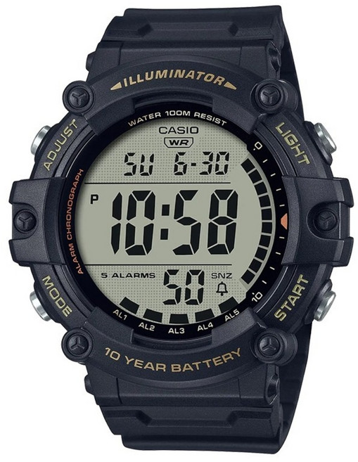 백화점AS 카시오 군인시계 AE-1500 군대 훈련소 방수 아웃도어 캠핑 전자시계 디지털 스포츠