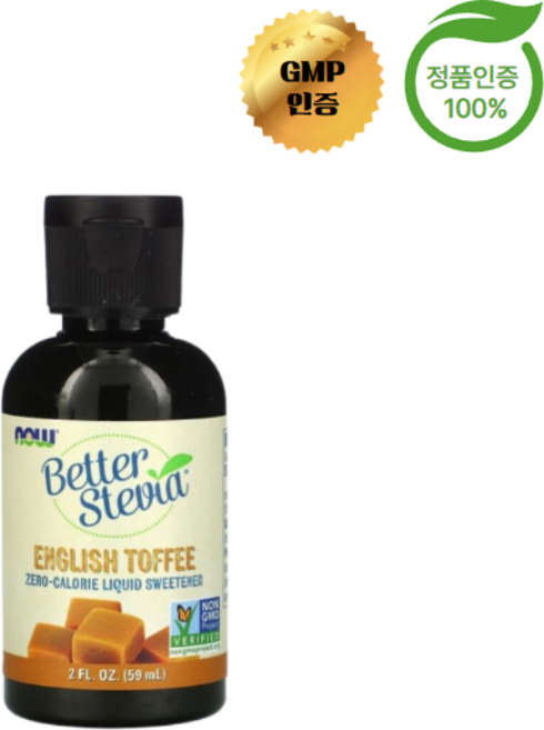 나우 푸드 스테비아 제로 칼로리 액상 감미료 잉글리시 토피 59ml, 1개