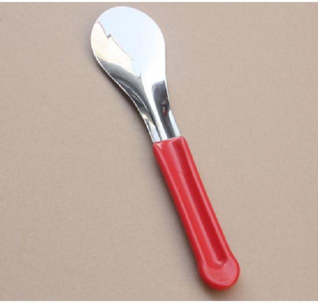 수출 이탈리아 304 스테인레스 스틸 아이스크림 삽 수제 장미 얼음, 아이스크림 삽 - 핸들 레드