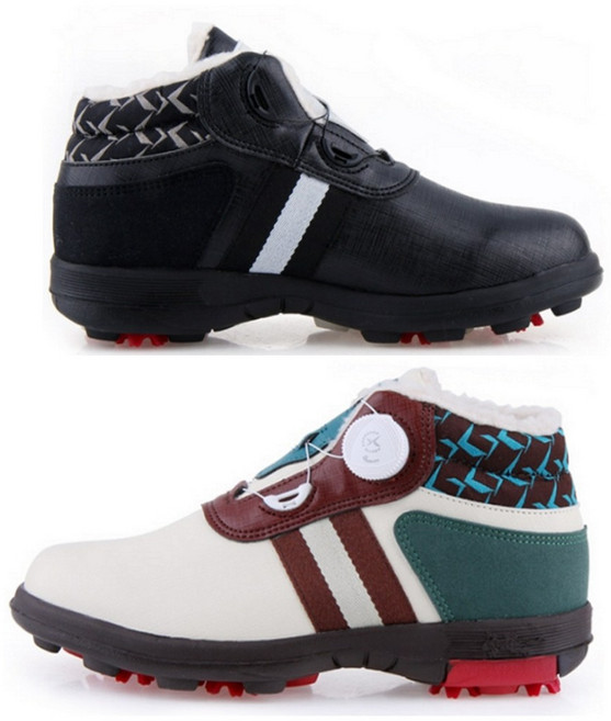 [그린프렌드] 여성 루칸 오토락 스파이크 겨울 방한 골프화