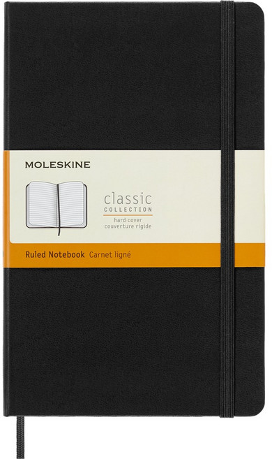 MOLESKINE 經典硬殼筆記本, 黑, 1個