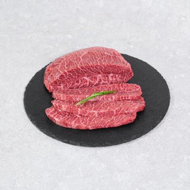 1++ 한우 부채살 400g, 스테이크용, 1개