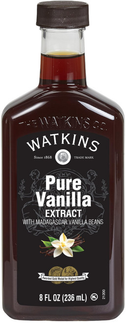 Watkins 순수 바닐라 추출물 유전자 변형 성분 없음 코셔 8온스 병 1팩 Watkins 순수 바닐라 추출물 유전자 변형 성분 없음 코셔 8온스 병 1팩, 1개