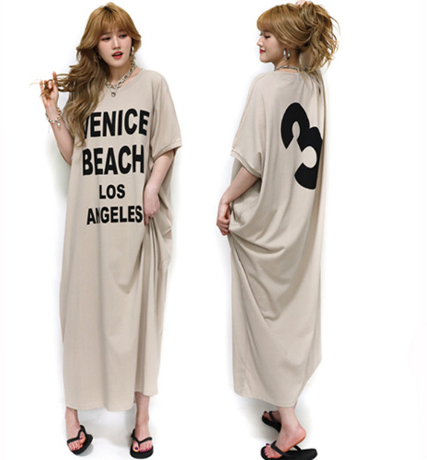 통통마녀 ] VENICE BEACH N 원피스 4칼라 / 6 XL 까지 / 오버사이즈