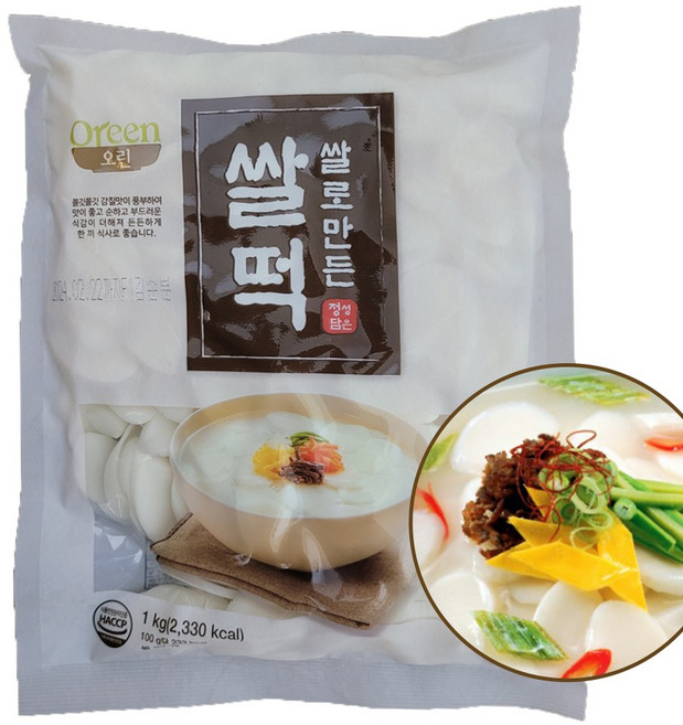 칠갑농산 쌀로만든 정성담은 떡국 (실온보관), 10개, 1kg